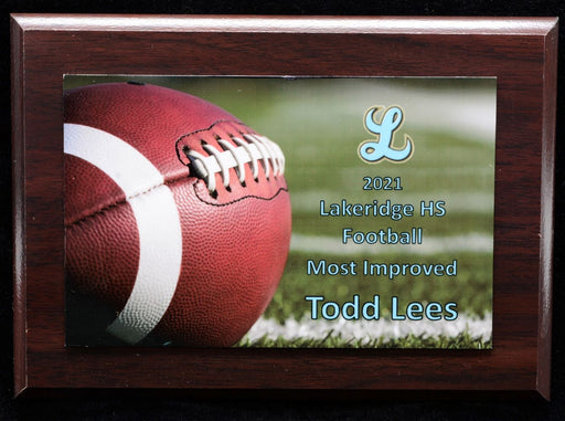 Football Sports Plaque