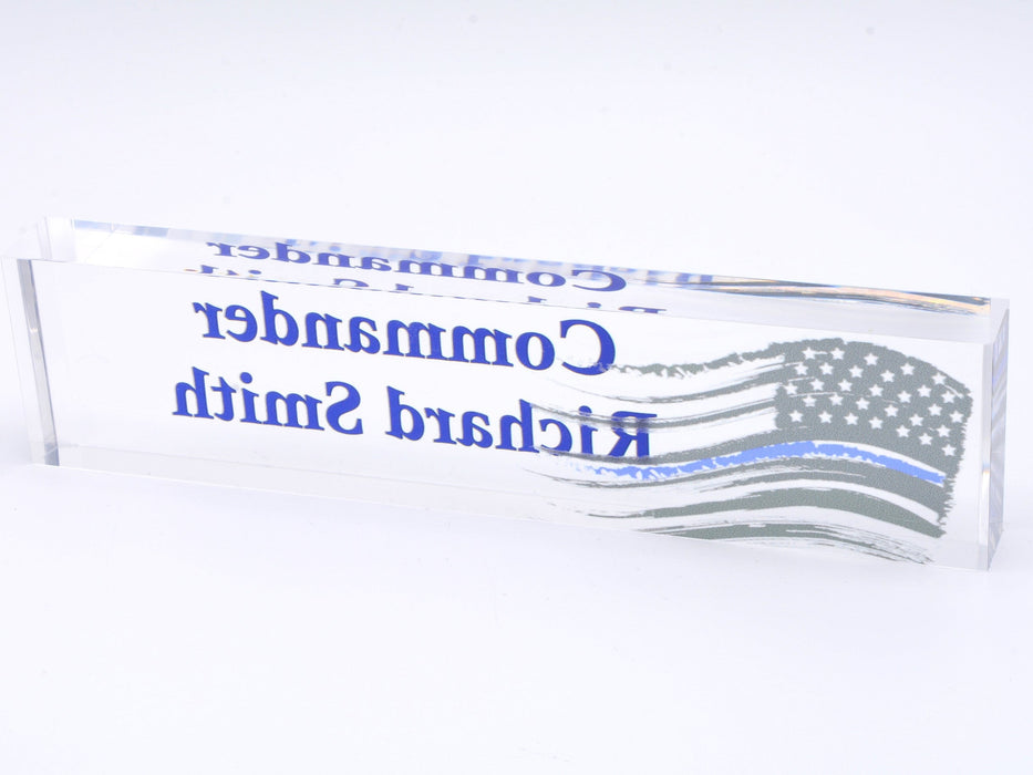 Police Acrylic Namebar