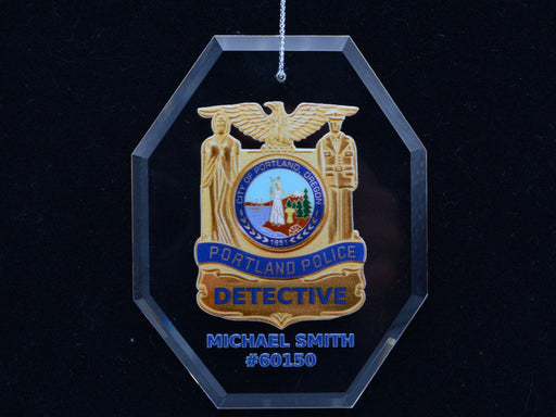 Police Badge Ornament