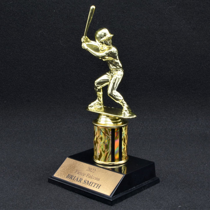 Girl Junior Baseball Trophy with 2" Column