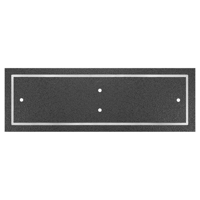 Cast Aluminum Bronze or Black Color Sign Holder 3X9 inch