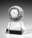 Optical Crystal Golf Ball Clock with Presentation Box