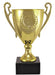 Silver or Gold All Metal Italian Trophy Cup