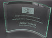  Thick Jade Beveled Glass Crescent (2 Sizes)