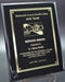 Simplicity Black Brass Plaque