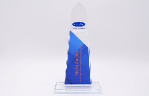 Obelisk Crystal Award on Crystal Base