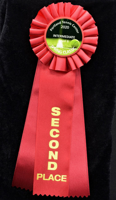 Rosette Stock Insert Ribbon - Second Place