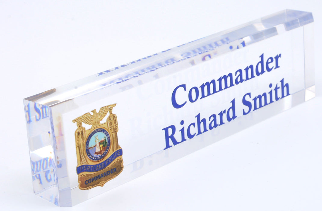 Police Acrylic Namebar