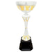 Silver / Gold Metal Cup Trophy  on Weighted Plastic Base