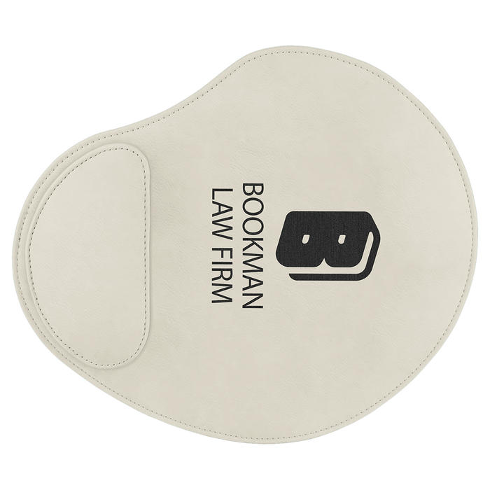 9" x 10 1/4" Laserable Leatherette Mouse Pad