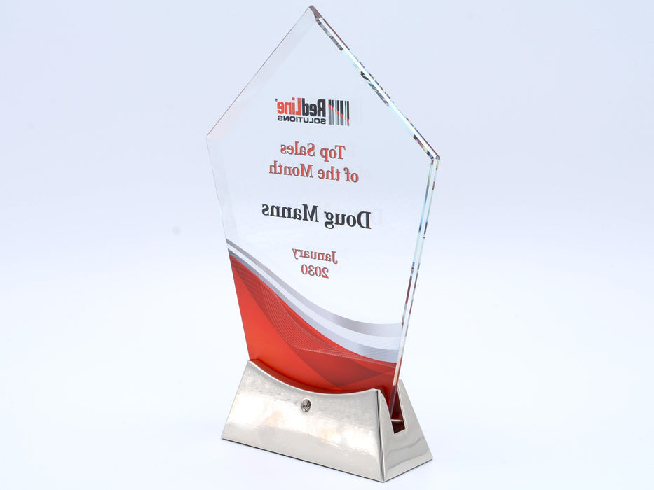 Peak Bevel Edge Glass
