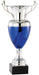 Silver / Blue Italian Metal Cup