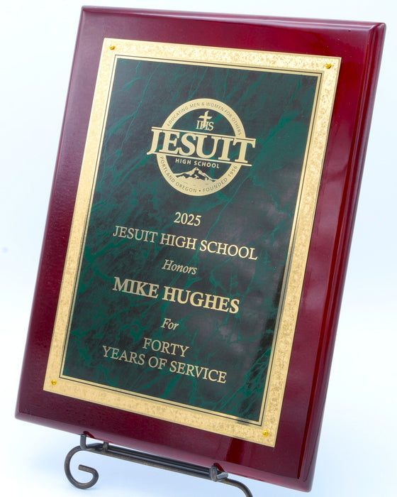 Marble Mist Green Plaque (3 Sizes, 2 styles)