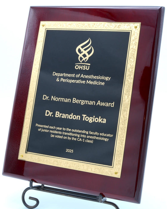 Black Florentine Designer Plaque