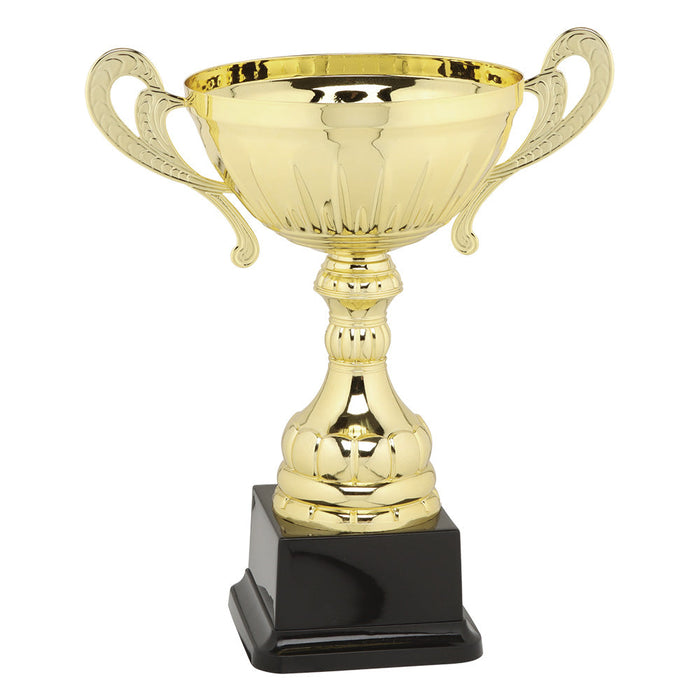 Metal Cup Trophy with plastic stem and base