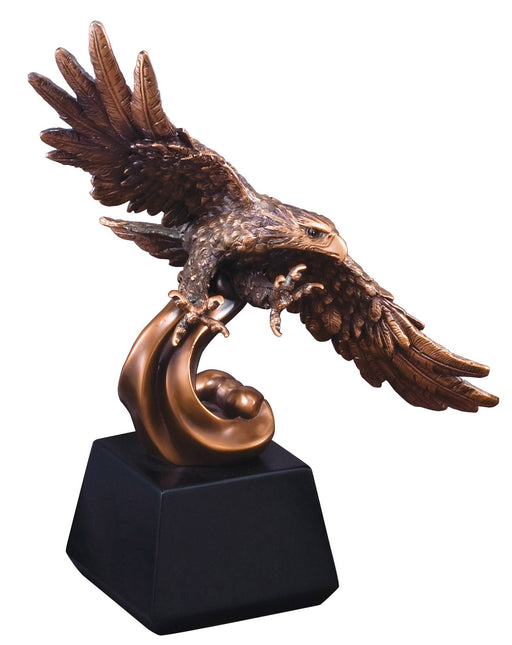 Eagle Soaring Trophy Resin