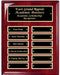 Rosewood Piano Finish Perpetual Plaque