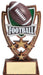 Four Star Football Colored Resin Trophy