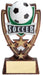 Four Star Soccer Colored Resin Trophy