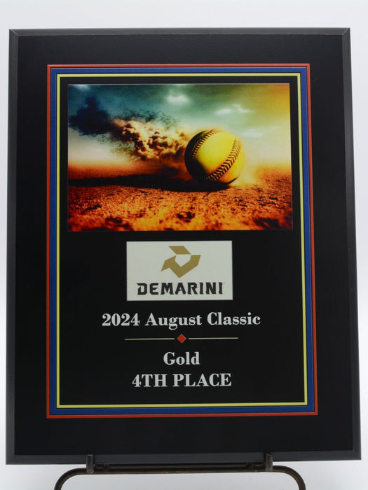 Softball Plaque with Full Color Printing