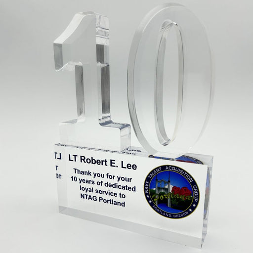 Service Acrylic Year Award