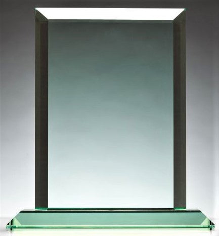Large Beveled Rectangle on Base
