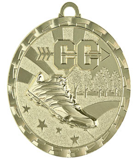 2" Bright Cross Country Medals