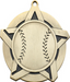 2-1/4" Super Star Baseball Medals