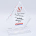 Flair Clear Acrylic Award on Base