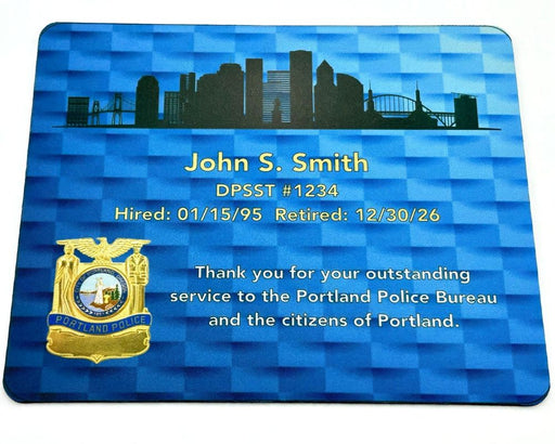 9 1/4" x 7 3/4" Rectangle Neoprene Mouse Pad with Full Color Custom Print