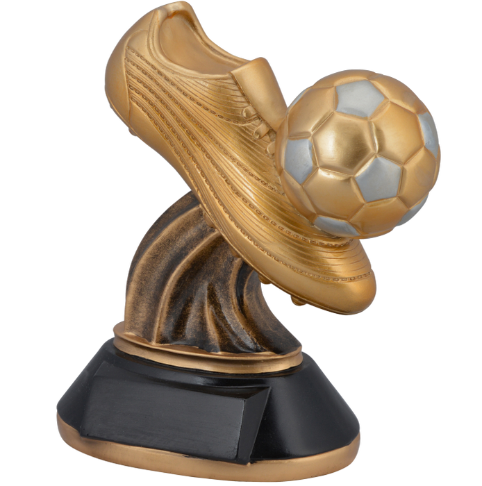 Golden Cleat Soccer Trophy Resin