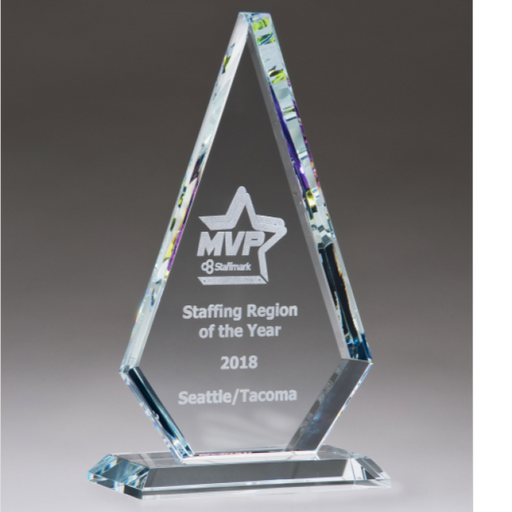 Diamond Glass Award with Prism-Effect