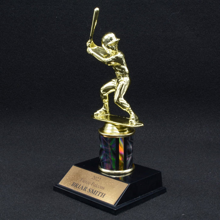 Boy Junior Baseball Trophy with 2" Column