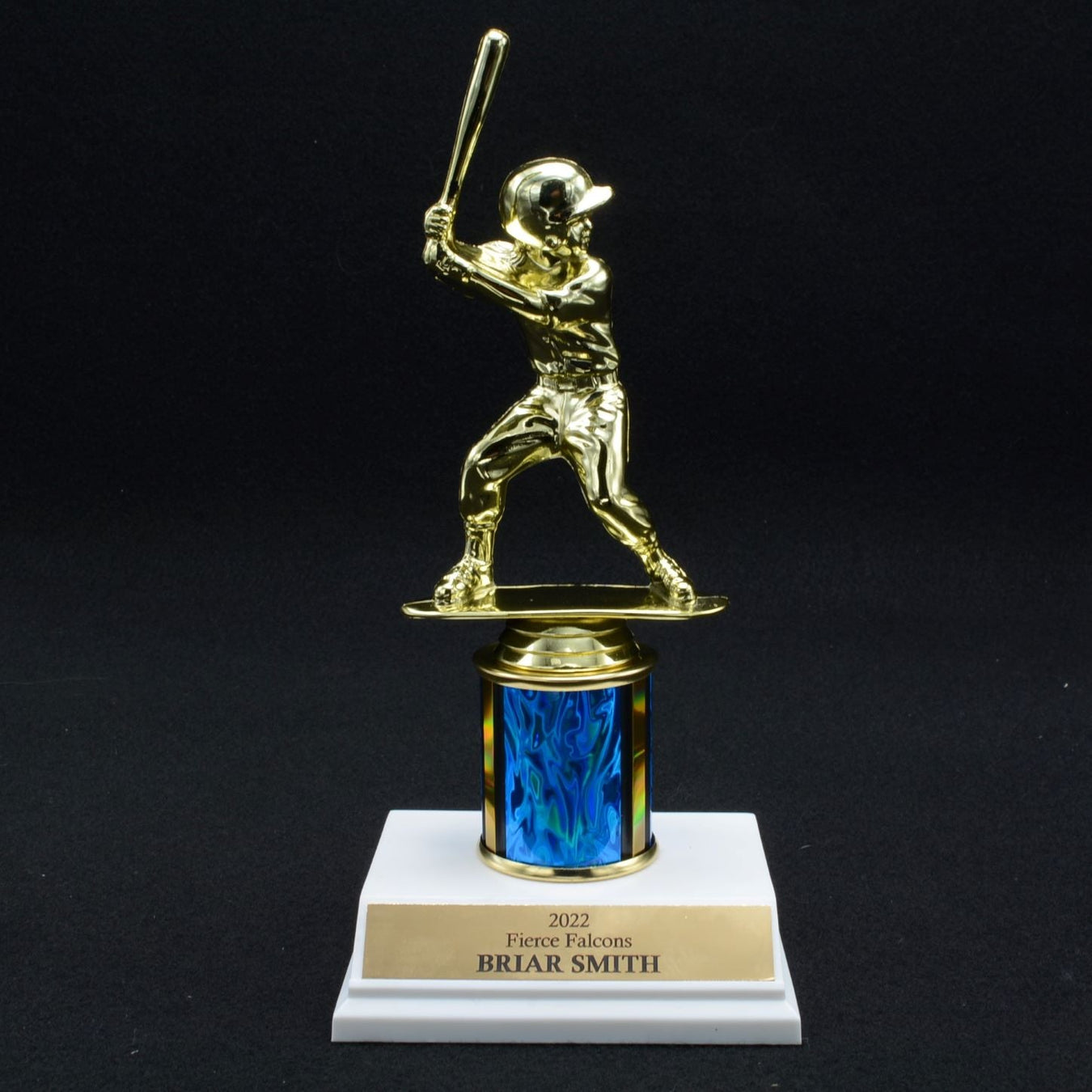 Girl Junior Baseball Trophy with 2" Column