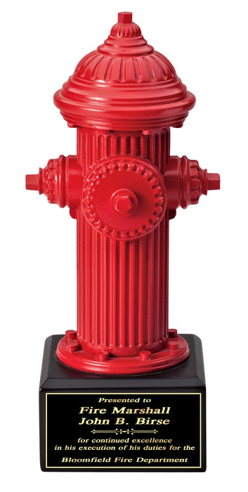 Red Fire Hydrant Trophy
