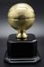 Gold Basketball Trophy on Black Piano Finish Base