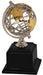  Gold / Silver Globe Award on Black Piano Finish base