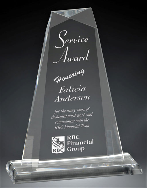Pinnacle on Base Acrylic Award