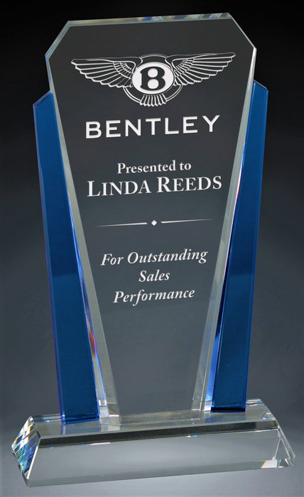 Bethesda Crystal Award with beautiful lined presentation box