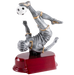 Soccer overhead kick colored resin Trophy