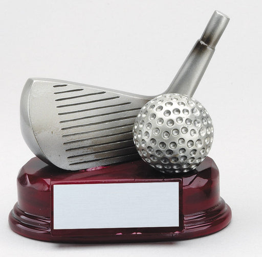 Golf Wedge and Ball Trophy