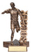Soccer Male Figure Trophy with Sport Name vertically