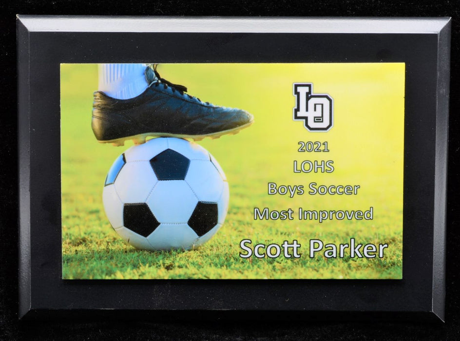 Soccer Plaque (5 Sizes, 2 board colors)