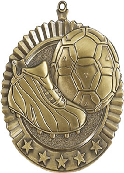 2-3/4" Star Soccer Medals